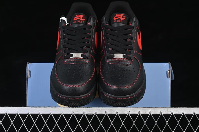 All categories Nk Air Force 1 Air Force series Nk Air Force 1 Low Air Force low-top Nike Air Force 1'07 Low black and red Air Force 1 low-top casual sneakers ZH0316-142